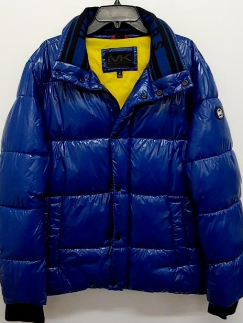Men's Michael Kors Blue Size Medium Puffy Quilted Insulated Puffer Jacket